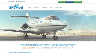 premier emergency travel membership services - SkyMed