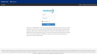 SkyMed 360 - Login