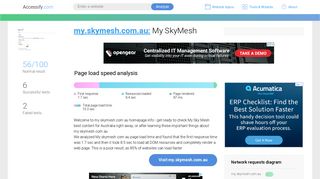 Access my.skymesh.com.au. My SkyMesh