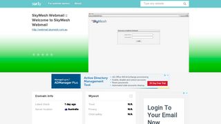 webmail.skymesh.com.au - SkyMesh Webmail :: Welcome to ... - Sur.ly