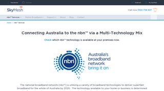 Upgrade to a Superfast NBN™ Service For FREE! - SkyMesh