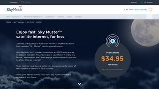 Sky Muster™ Satellite Internet Plans on NBN™ - SkyMesh