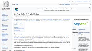 SkyOne Federal Credit Union - Wikipedia