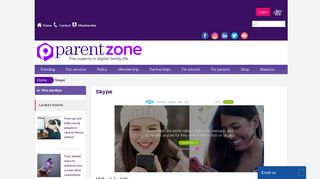 Skype | Parent Zone