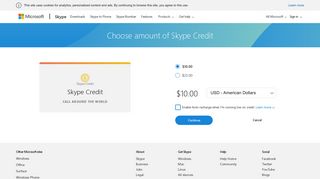 Skype - Buy Skype Credit
