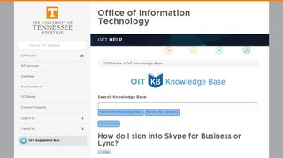 How do I sign into Skype for Business or Lync? - OIT HelpDesk