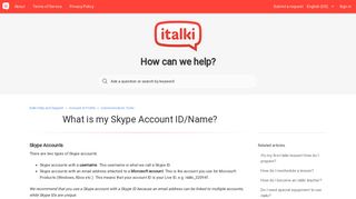 What is my Skype Account ID/Name? – italki Help and Support