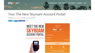 Tour The New Skyroam Account Portal! - Skyroam Blog