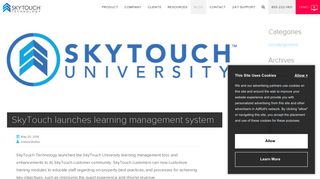 SkyTouch launches learning management system | SkyTouch ...