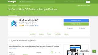 SkyTouch Hotel OS Software 2019 Pricing & Features | GetApp®