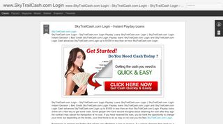 SkyTrailCash.com Login - Instant Payday Loans | www.SkyTrailCash ...