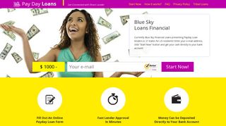 Blue Sky Loans Financial Online from BigSkyCash.org