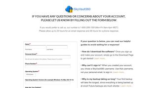 SkyVault360 -- Contact