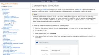 Connecting to OneDrive - Skyvia Documentation