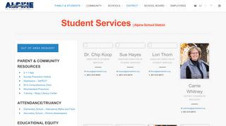 Student Services – Alpine School District