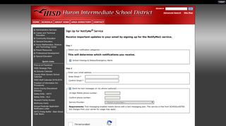 Notify Me | Huron Intermediate School District