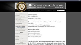Quick Links for Students | Bedford County School District