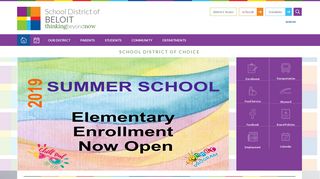 School District of Beloit / Homepage