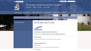 Skyward Help Desk - Putnam County School District