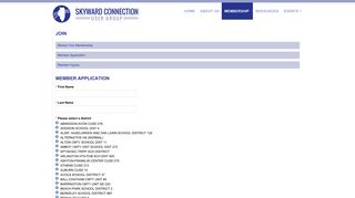 Skyward User Group, NFP - Member Application
