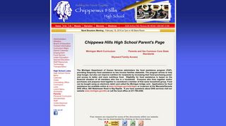 High School - Parents - Chippewa Hills School District