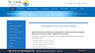 Family Access Mobile – St Lucie Public Schools