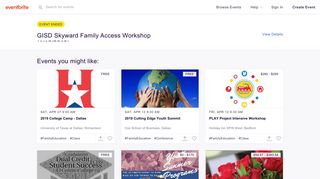 GISD Skyward Family Access Workshop (1/16/2019) Registration ...