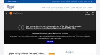 HSI Garland | Harmony Public Schools – Where Excellence is our ...