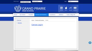 Canvas / Overview - Grand Prairie ISD