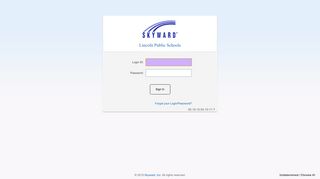 Lincoln Public Schools - Login - Powered by Skyward