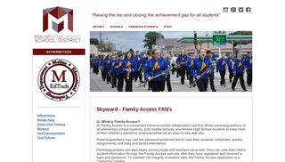 Skyward FAQ's - Moline School District - Google Sites