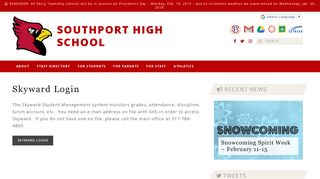 Skyward Login | Southport High School - Perry Township Schools