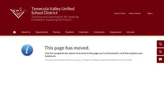 Temecula Valley Unified School District: News Archive