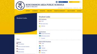 Student Links - Home - Roscommon Area Public Schools