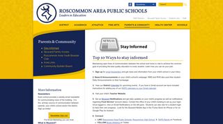 Stay Informed - Parents & Community - Home - Roscommon Area ...