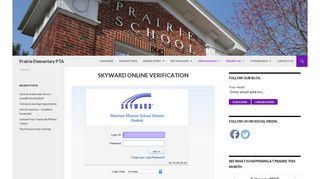 Skyward Online Verification | Prairie Elementary PTA