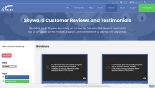 Software and Service Reviews from the Skyward Community