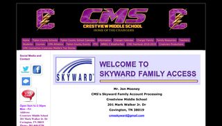 CMS Skyward Family Access Information - Crestview Middle School ...