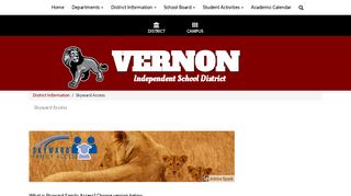 Vernon Independent School District - Skyward Access - Vernon ISD