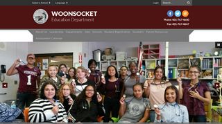 Woonsocket Education Department: Home