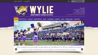 Wylie Independent School District: Home