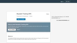 Skywatch Tracking GPS | LinkedIn