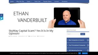 SkyWay Capital Scam? Yes It Is In My Opinion! - Ethan Vanderbuilt