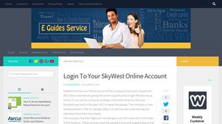 www.skywestonline.com - Login To Your SkyWest Online Account