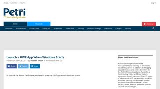 Launch a UWP App When Windows Starts - Petri