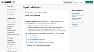 Sign in with Slack | Slack