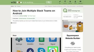 How to Join Multiple Slack Teams on Android: 9 Steps