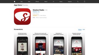 Slacker Radio on the App Store - iTunes - Apple