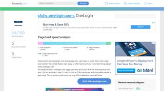 Access slchs.onelogin.com. OneLogin