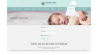 Baby Toddler Sleeping Problems Support Members Login Help Sleep ...